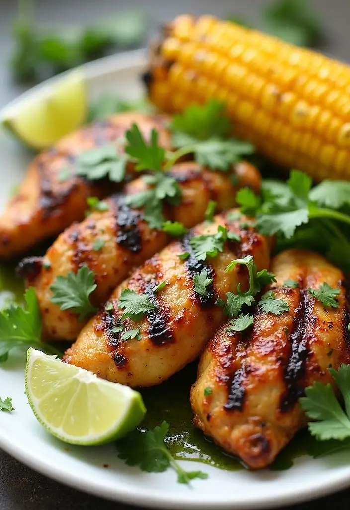 30 Grilled Chicken Recipes on Stove That Are Quick & Smoky 77 30 Grilled Chicken Recipes on Stove That Are Quick & Smoky - 12. Cilantro Lime Grilled Chicken