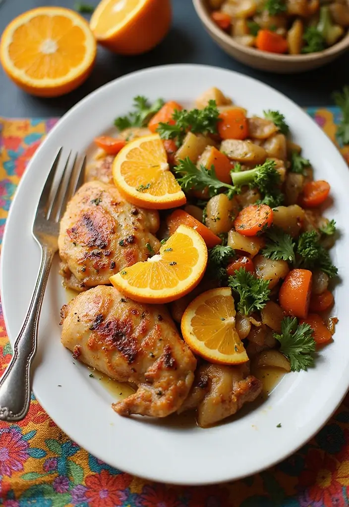 30 Grilled Chicken Recipes on Stove That Are Quick & Smoky 98 30 Grilled Chicken Recipes on Stove That Are Quick & Smoky - 15. Orange Ginger Grilled Chicken