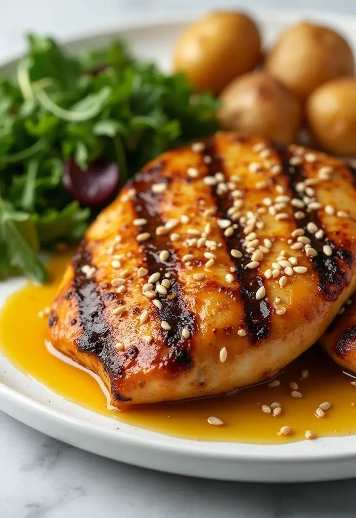 30 Grilled Chicken Recipes on Stove That Are Quick & Smoky 145 30 Grilled Chicken Recipes on Stove That Are Quick & Smoky - 22. Honey Mustard Grilled Chicken