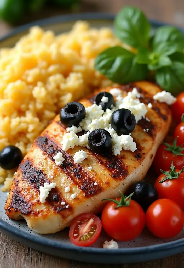 30 Grilled Chicken Recipes on Stove That Are Quick & Smoky 35 30 Grilled Chicken Recipes on Stove That Are Quick & Smoky - 6. Mediterranean Grilled Chicken