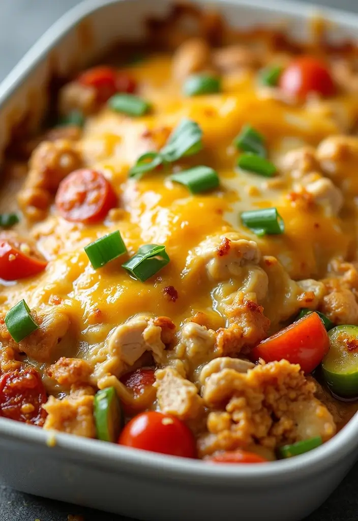 30 Healthy Chicken Casserole Recipes That Are Comfort Without Guilt - 11. Loaded Chicken and Vegetable Casserole