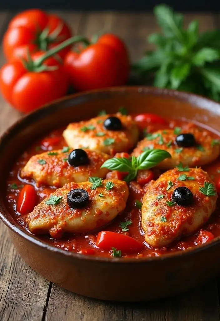 30 Healthy Chicken Casserole Recipes That Are Comfort Without Guilt - 16. Chicken Cacciatore Casserole