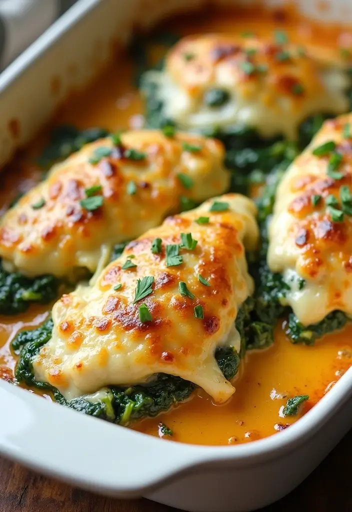 30 Healthy Chicken Casserole Recipes That Are Comfort Without Guilt - 2. Spinach and Artichoke Chicken Bake