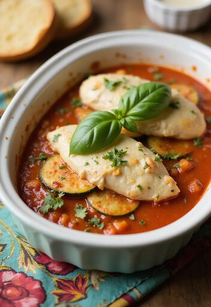 30 Healthy Chicken Casserole Recipes That Are Comfort Without Guilt - 2. Zucchini Chicken Bake