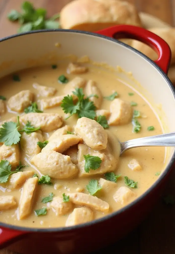 30 Healthy Chicken Casserole Recipes That Are Comfort Without Guilt - 20. Creamy White Chicken Chili Casserole