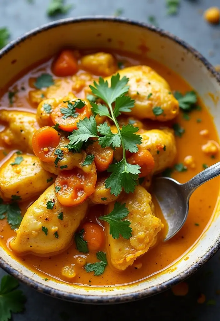 30 Healthy Chicken Casserole Recipes That Are Comfort Without Guilt - 23. Coconut Curry Chicken Casserole