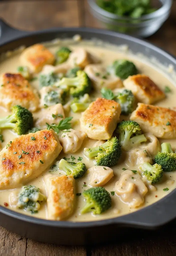 30 Healthy Chicken Casserole Recipes That Are Comfort Without Guilt - 27. Chicken and Broccoli Alfredo Casserole