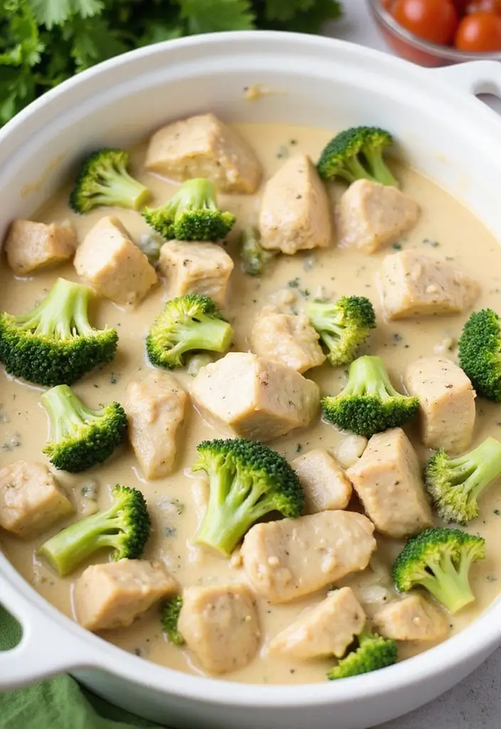 30 Healthy Chicken Casserole Recipes That Are Comfort Without Guilt - 4. Chicken and Broccoli Alfredo Bake