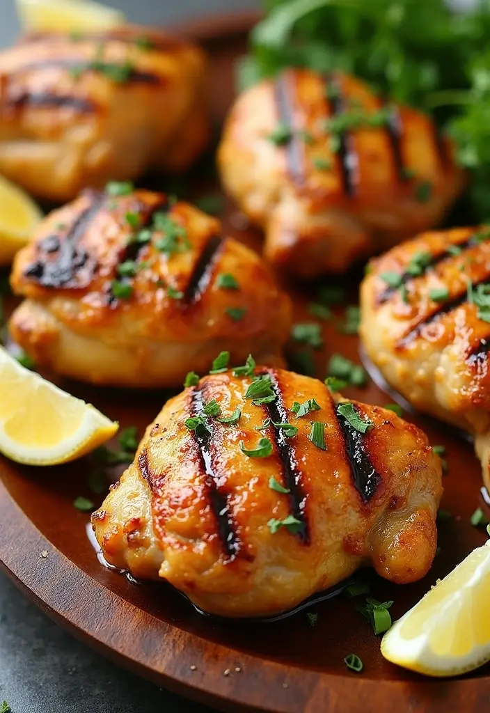 30 Honey Mustard Chicken Thighs Recipes That Are Golden & Juicy - 3. Grilled Honey Mustard Chicken Thighs