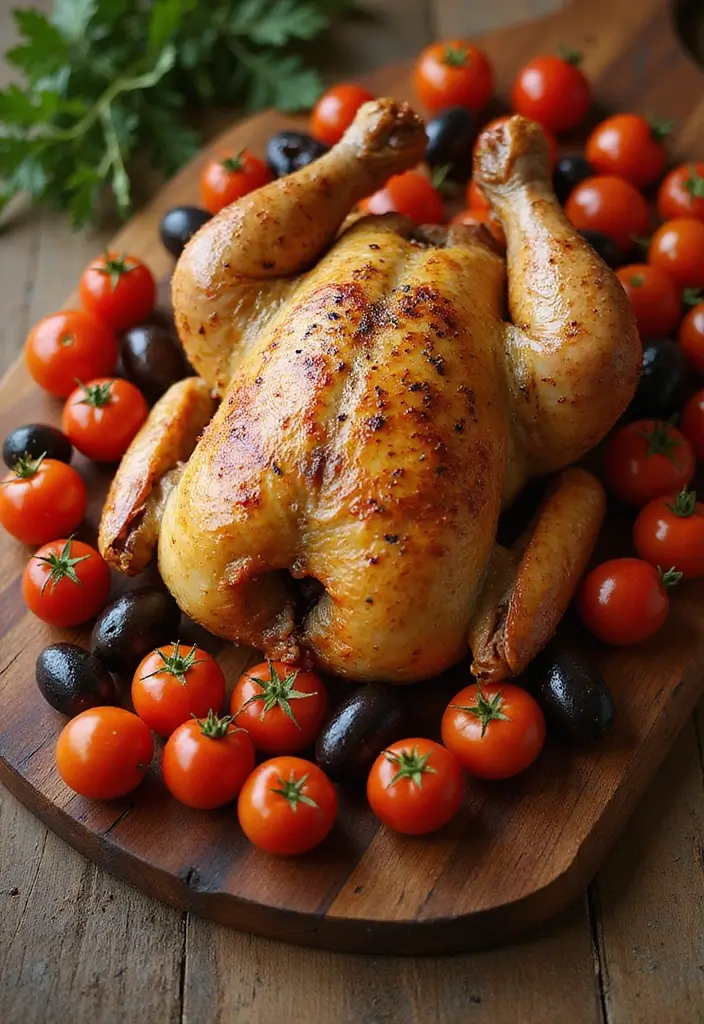 30 Ina Garten Roast Chicken Recipes That Feel Fancy & Foolproof - 23. Roast Chicken with Tomatoes and Olives
