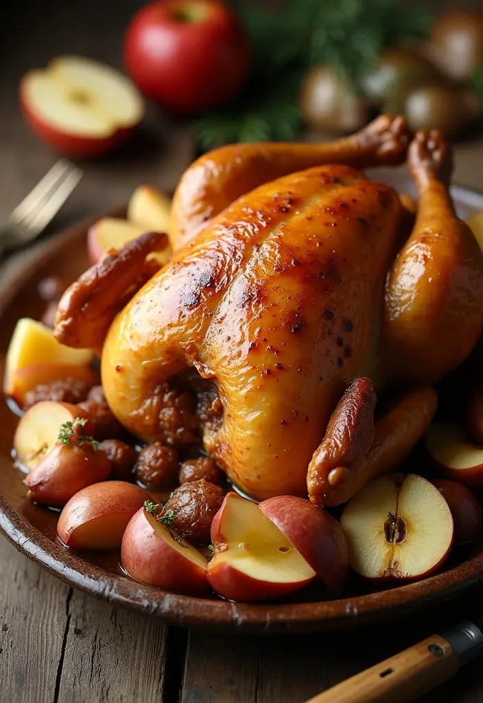 30 Ina Garten Roast Chicken Recipes That Feel Fancy & Foolproof - 25. Roast Chicken with Apples and Onions