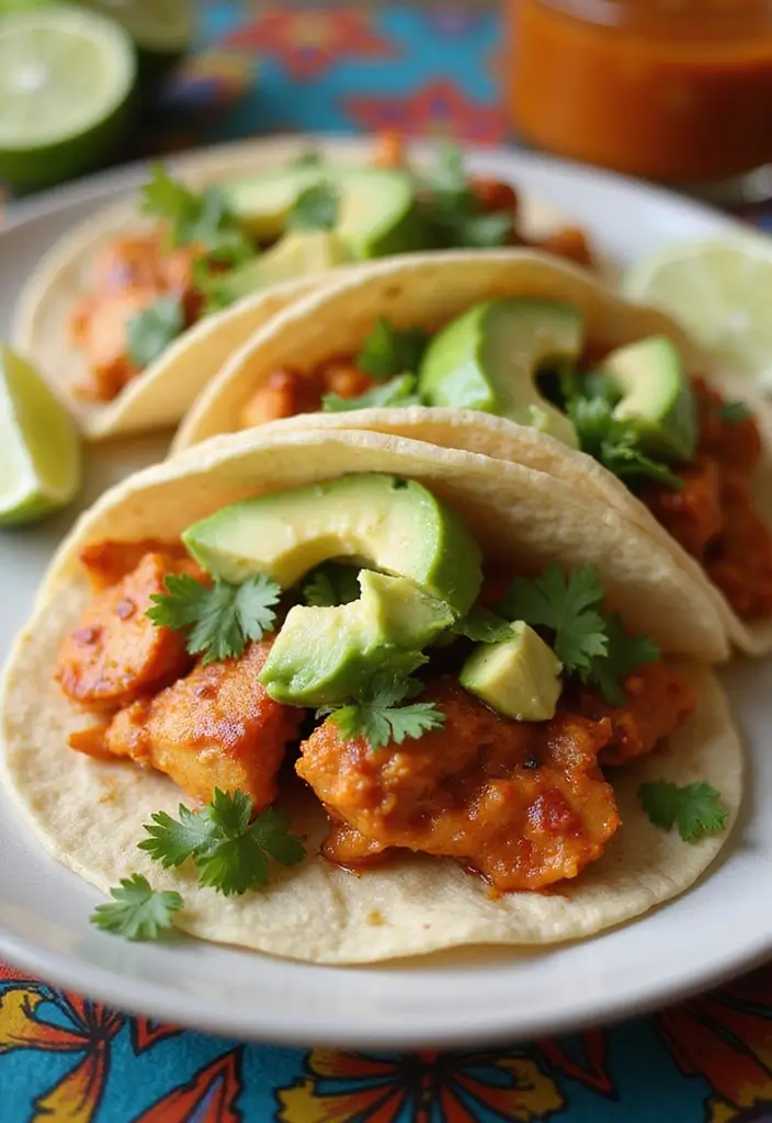 30 Mexican Food Recipes Chicken Lovers Will Devour - 1. Spicy Chicken Tacos