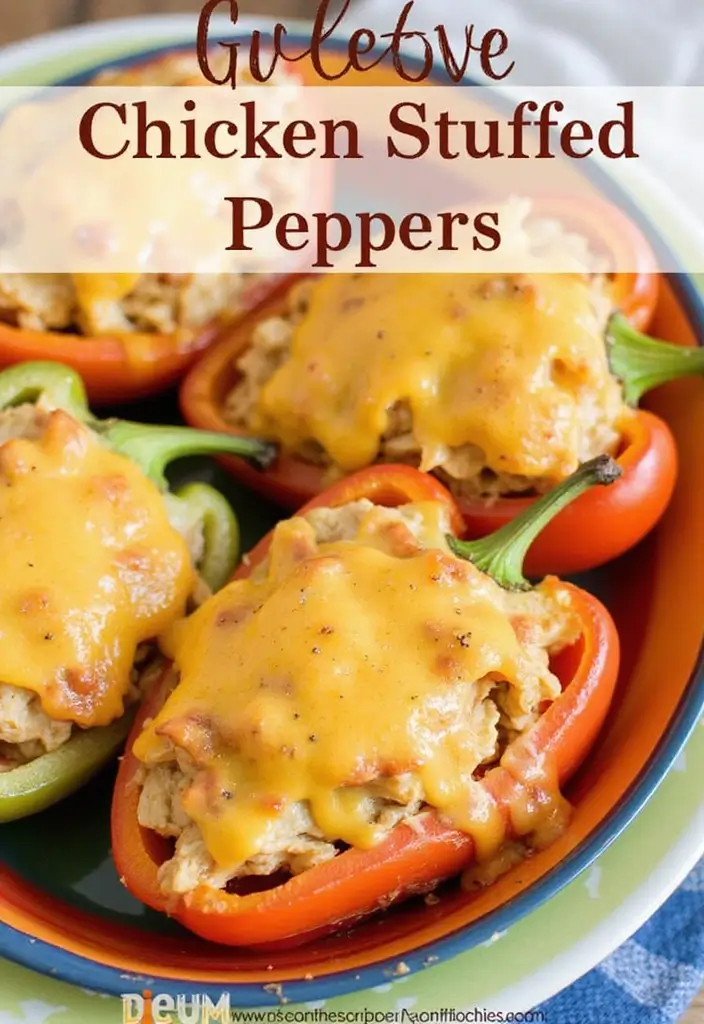 30 Mexican Food Recipes Chicken Lovers Will Devour - 17. Chicken Stuffed Peppers