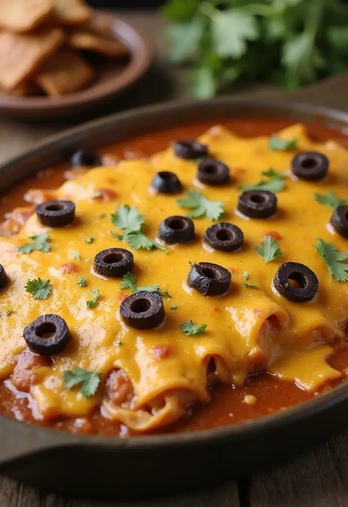 30 Mexican Food Recipes Chicken Lovers Will Devour - 21. Chicken Enchilada Casserole