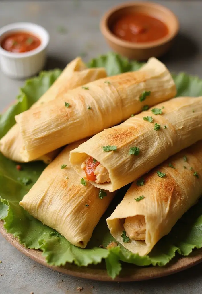 30 Mexican Food Recipes Chicken Lovers Will Devour - 22. Chicken Tamales