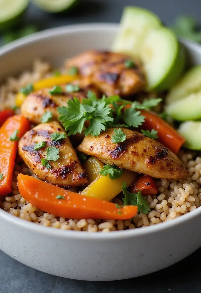 30 Mexican Food Recipes Chicken Lovers Will Devour - 25. Chicken Fajita Bowls