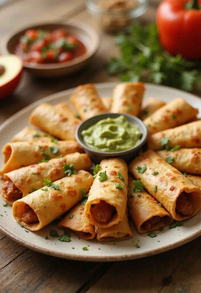 30 Mexican Food Recipes Chicken Lovers Will Devour - 28. Chicken Taquitos