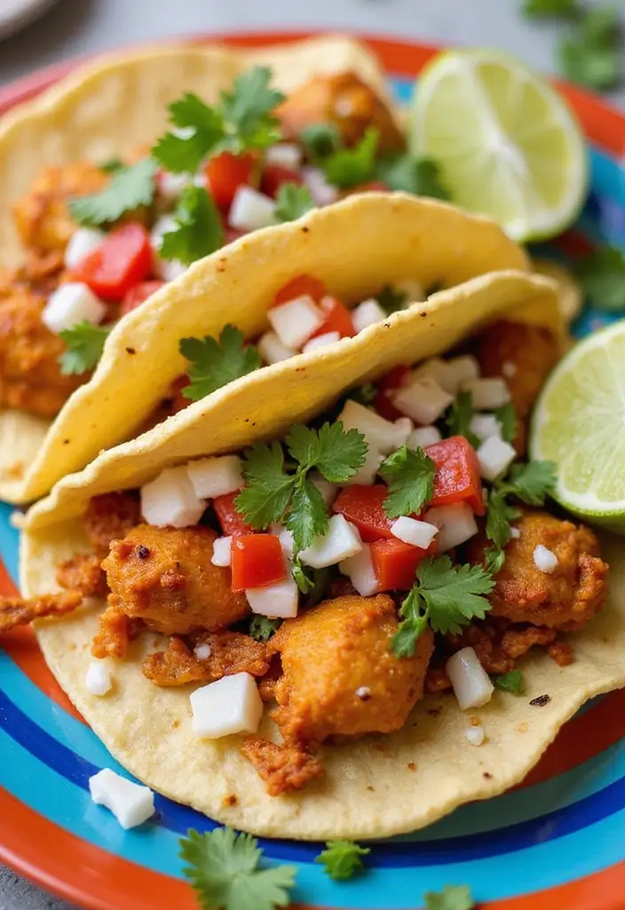 30 Mexican Food Recipes Chicken Lovers Will Devour - 29. Chicken Rajas Tacos
