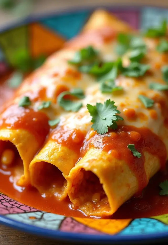 30 Mexican Food Recipes Chicken Lovers Will Devour - 30. Chicken and Corn Enchiladas