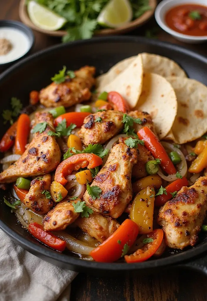 30 Mexican Food Recipes Chicken Lovers Will Devour - 4. Chicken Fajitas