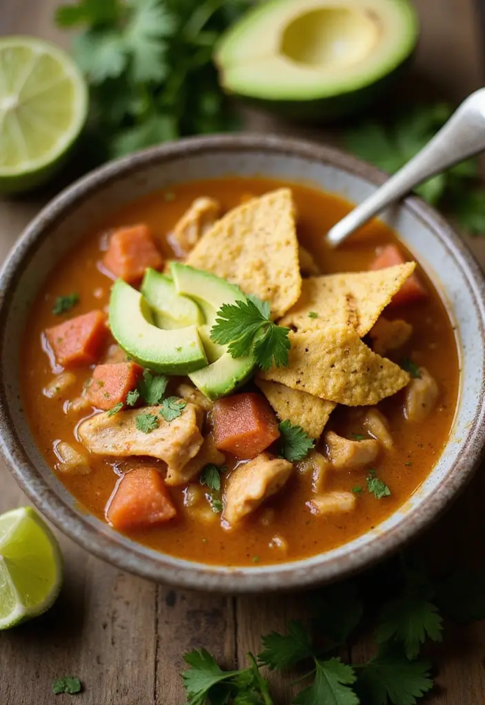 30 Mexican Food Recipes Chicken Lovers Will Devour - 6. Chicken Tortilla Soup