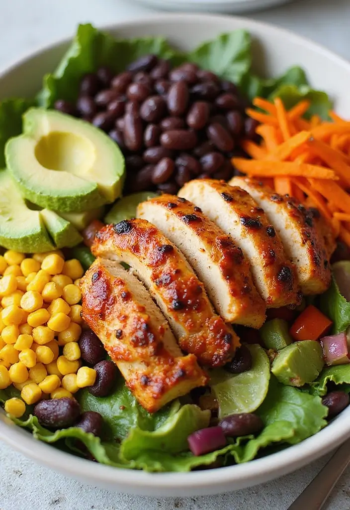 30 Mexican Food Recipes Chicken Lovers Will Devour - 7. Chipotle Chicken Salad
