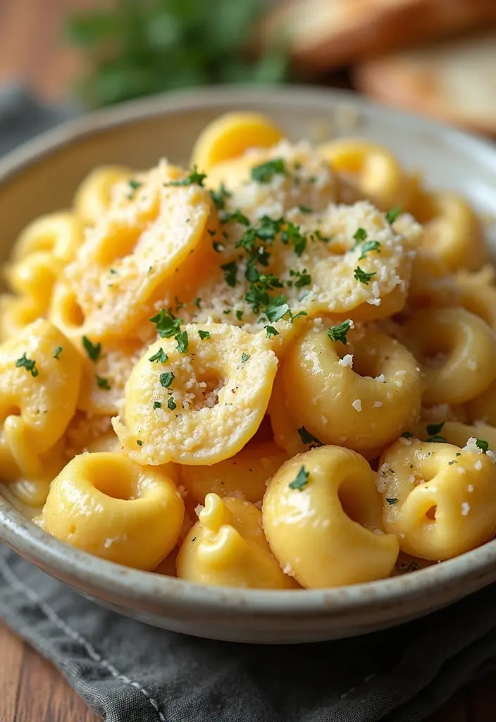 30 Rotisserie Chicken Pasta Recipes That Are Easy & Cheesy - 18. Chicken and Cheese Tortellini