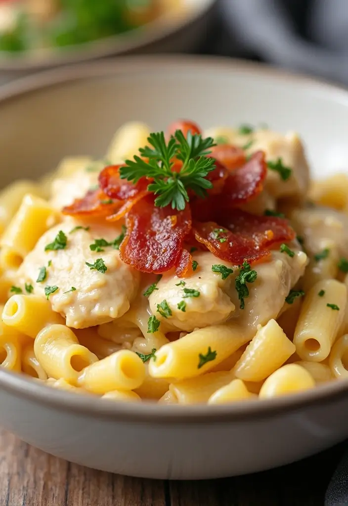 30 Rotisserie Chicken Pasta Recipes That Are Easy & Cheesy - 19. Chicken Carbonara