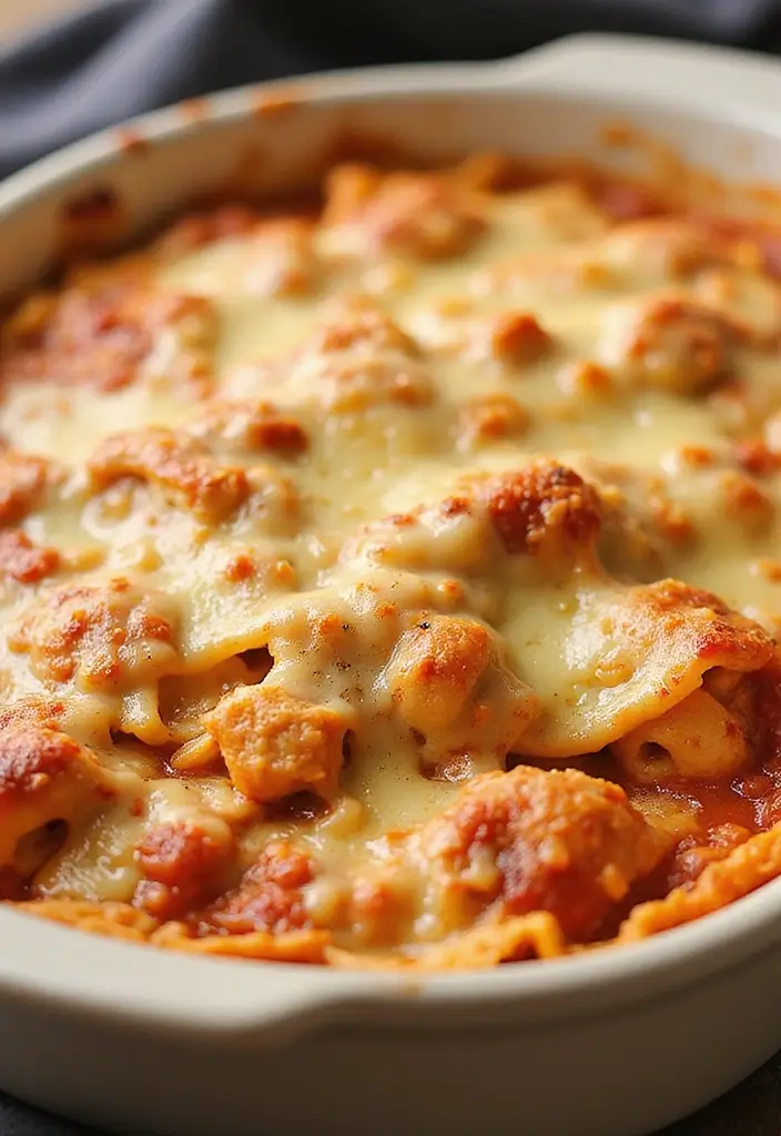 30 Rotisserie Chicken Pasta Recipes That Are Easy & Cheesy - 29. Chicken Alfredo Lasagna