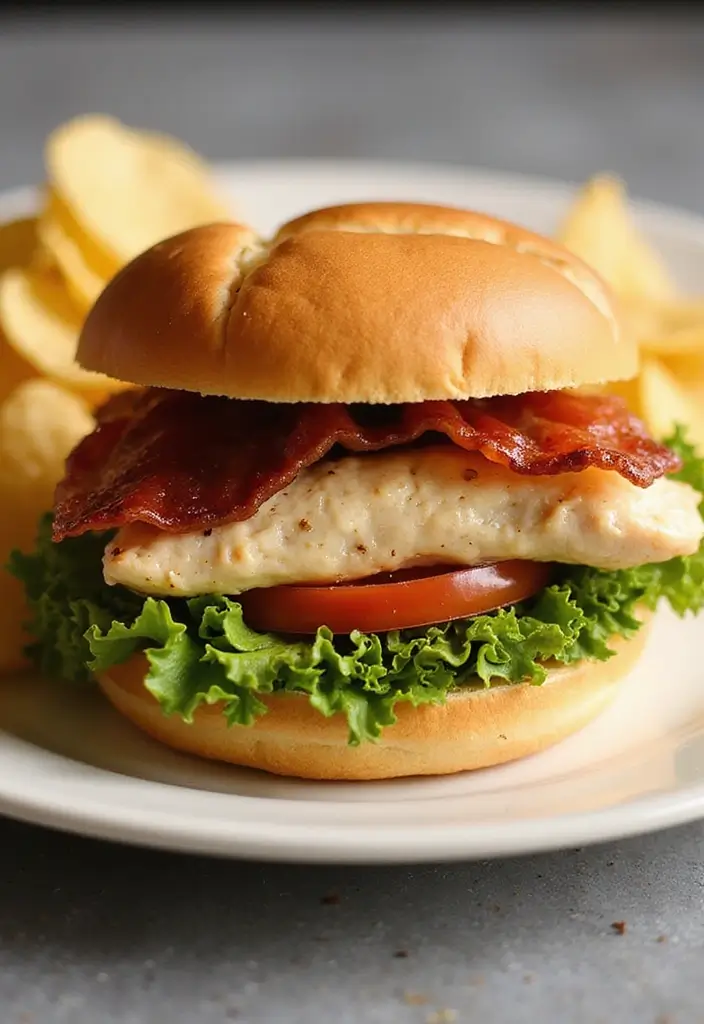 30 Rotisserie Chicken Sandwich Recipes That Are Fresh & Filling - 1. Classic Rotisserie Chicken Club Sandwich