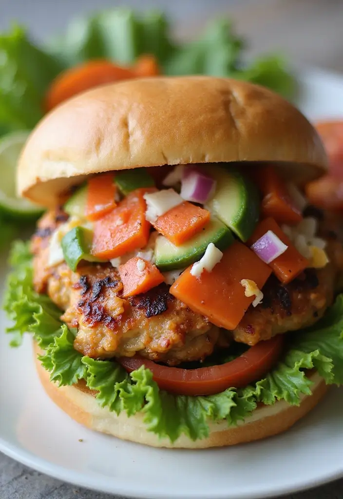 30 Rotisserie Chicken Sandwich Recipes That Are Fresh & Filling - 17. Veggie and Chicken Sandwich