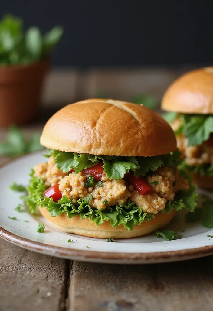 30 Rotisserie Chicken Sandwich Recipes That Are Fresh & Filling - 21. Chicken and Quinoa Sandwich