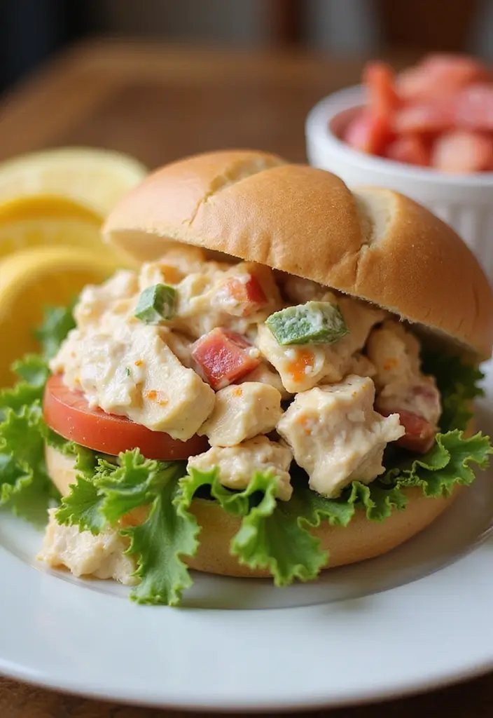 30 Rotisserie Chicken Sandwich Recipes That Are Fresh & Filling - 7. Chicken Salad Sandwich