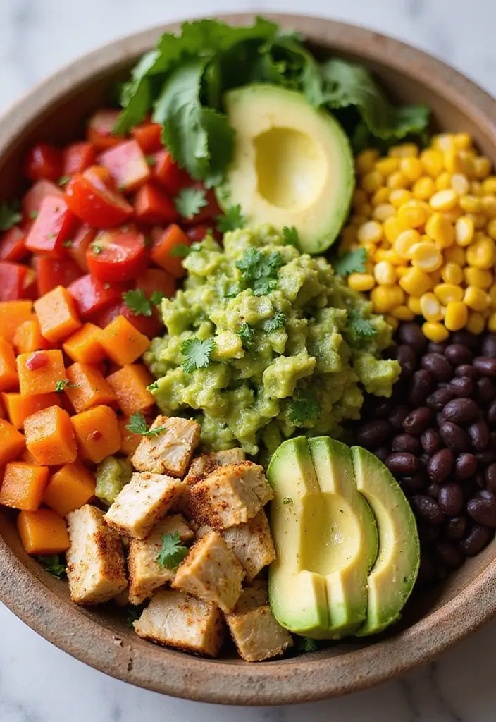 30 Salad Recipes with Chicken That Are Fresh & Filling - 17. Mexican Chicken Salad