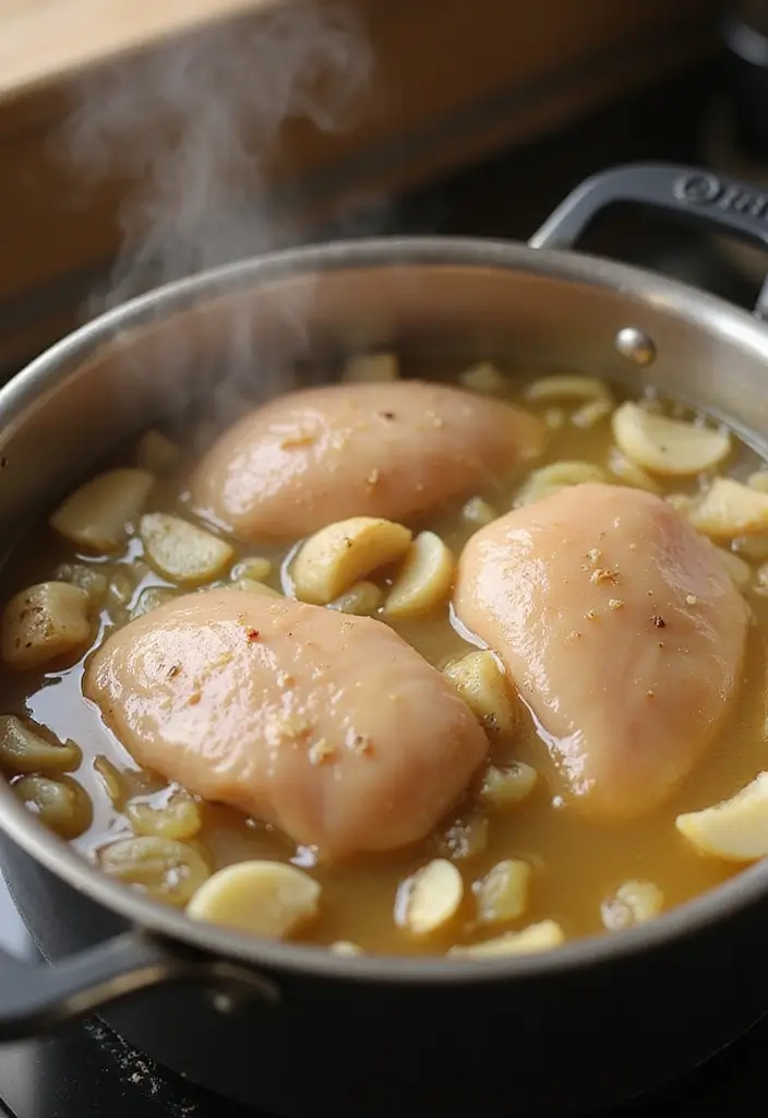 30 Ways to Boil Chicken to Shred Perfectly Every Time 2 30 Ways to Boil Chicken to Shred Perfectly Every Time - 1. Simple Boiled Chicken Breast