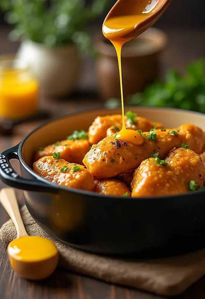 30 Ways to Boil Chicken to Shred Perfectly Every Time 61 30 Ways to Boil Chicken to Shred Perfectly Every Time - 12. Honey Mustard Shredded Chicken