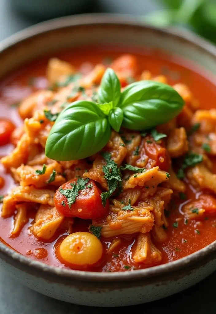 30 Ways to Boil Chicken to Shred Perfectly Every Time 143 30 Ways to Boil Chicken to Shred Perfectly Every Time - 26. Tomato Basil Shredded Chicken